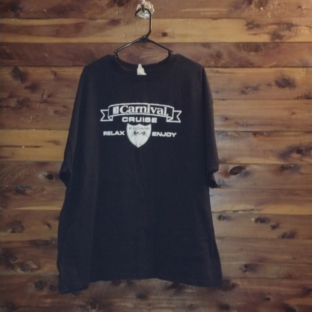 Women's carnival cruise plus size 2x black shirt